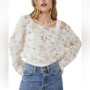 Free People Sunset Cloud Pullover Sweater Size XL